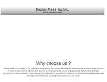 Tablet Screenshot of kearnymesatax.com